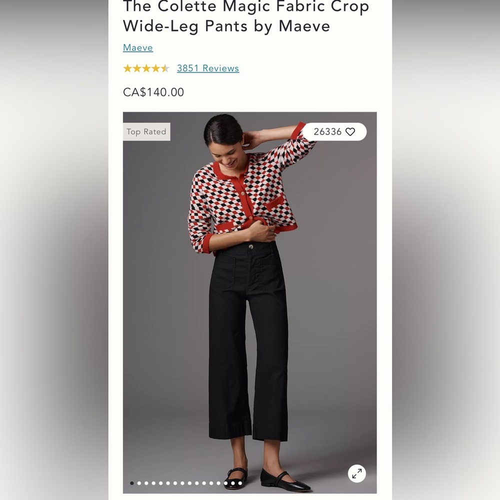 Maeve the Colette wide leg pants